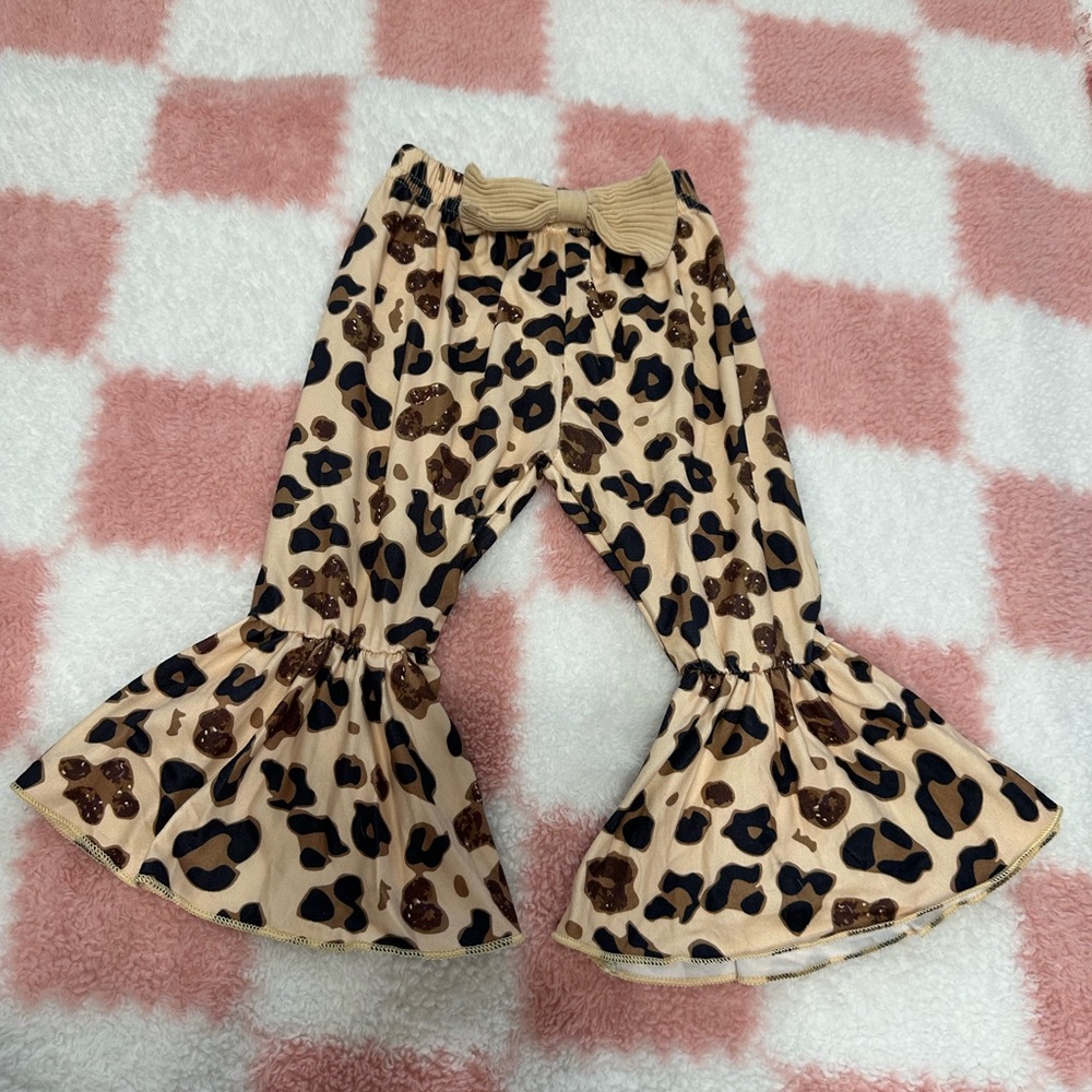 Cheetah Print Bell Bottoms